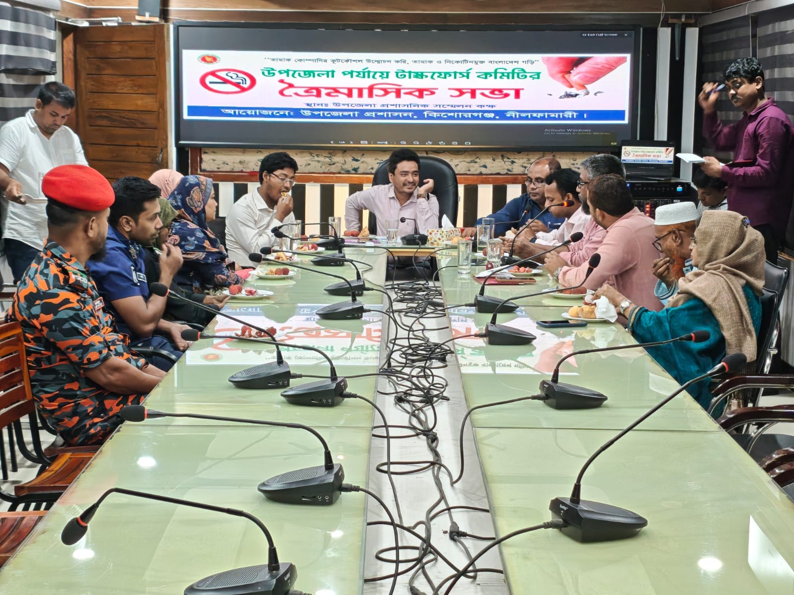 তামাক নিয়ন্ত্রণে কিশোরগঞ্জ উপজেলা টাস্কফোর্স কমিটির ত্রৈমাসিক সভা অনুষ্ঠিত