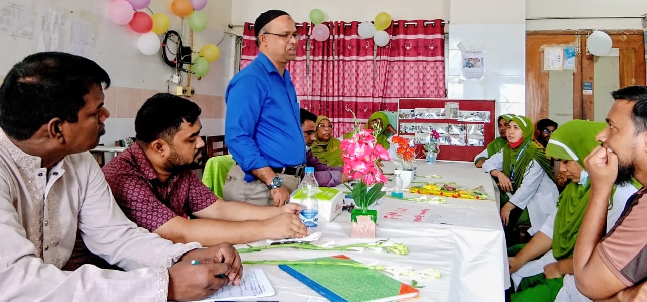 সিরাজগঞ্জ সদর হাসপাতালে মেডিসিন ওয়ার্ডের মাসিক সভা ও নবাগত ইন্টার্নদের নবীন বরণ অনুষ্ঠান